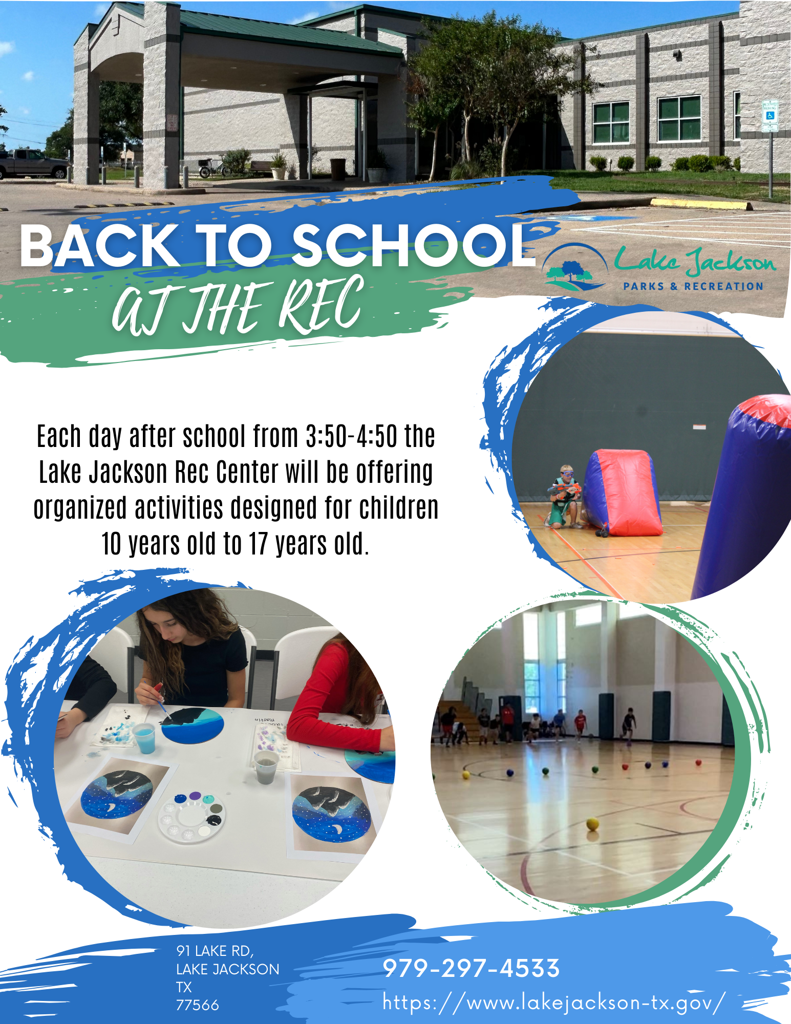 Back to school at the rec 